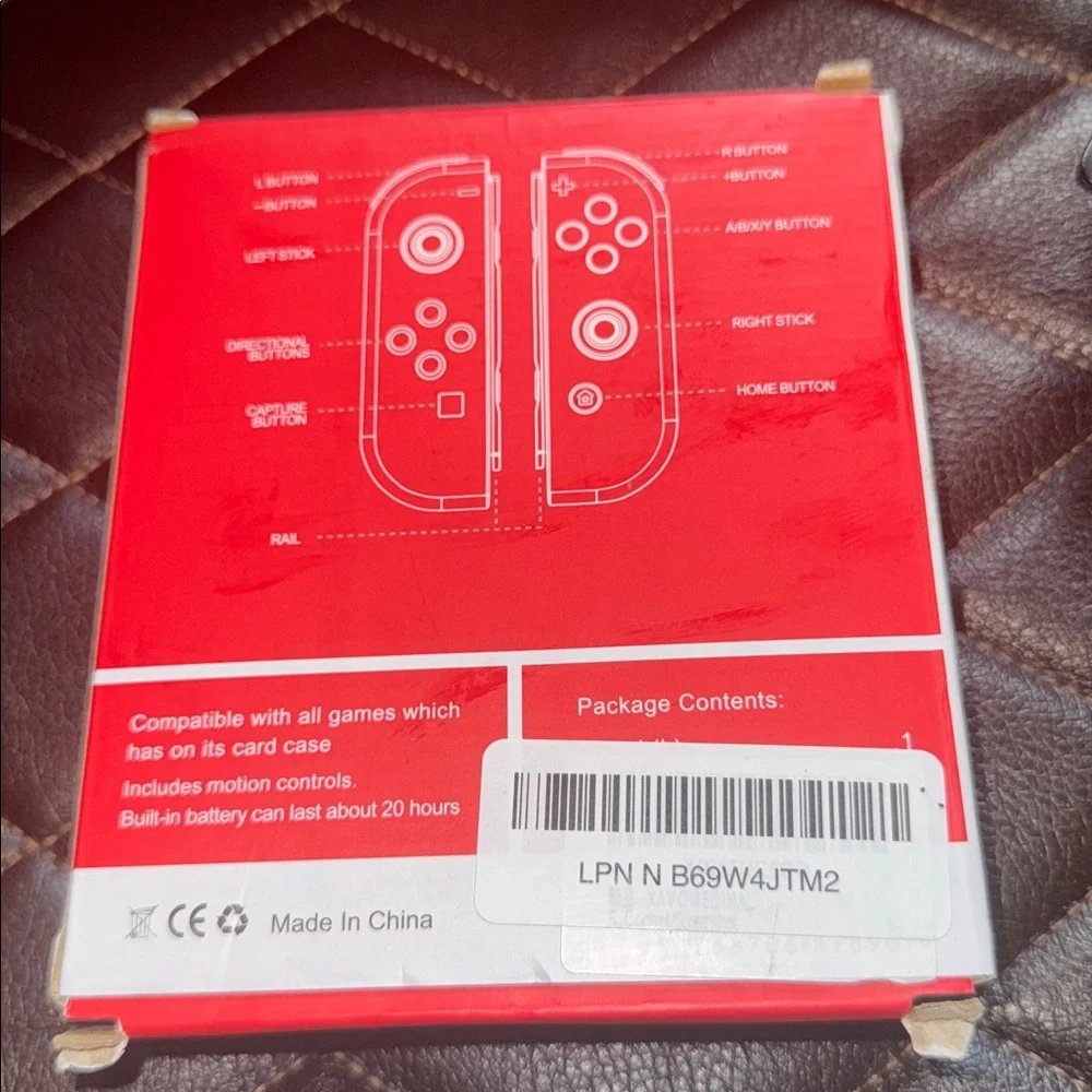 Play+ For Switch/Controller Purple / Orange, Wireless Joypads & Wrist Straps